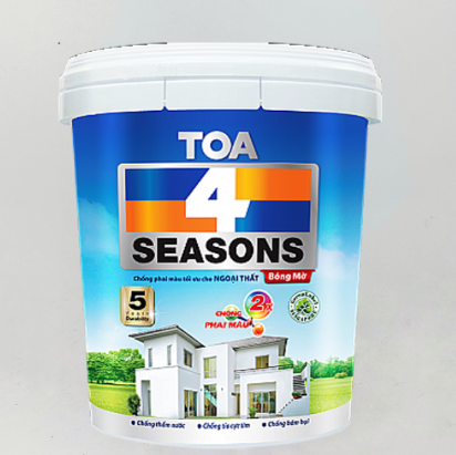 Sơn Nước Ngoại Thất TOA 4 Season Bóng Mờ