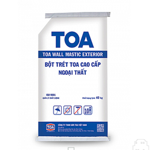 BỘT TRÉT CAO CẤP TOA WALL MASTIC NGOẠI THẤT