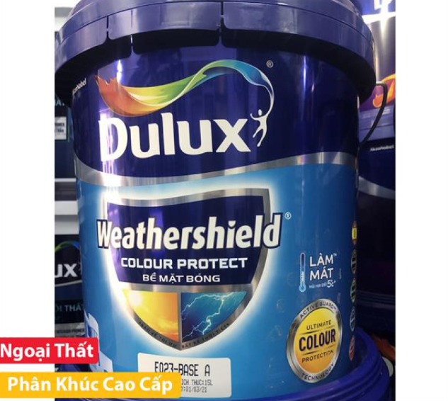 sơn bóng ngoại thất dulux weathershield color protect