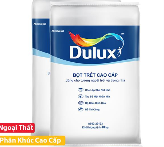 Bột trét tường Dulux 2in1 nội ngoại thất
