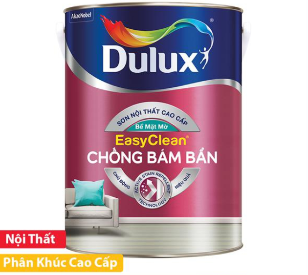 Sơn nội thất Dulux Easy Clean chống bám bẩn
