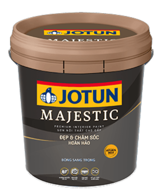 Sơn Nội Thất Jotun Majestic Đẹp & Chăm Sóc Hoàn Hảo 