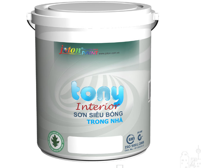 Sơn joton tony interior nội thất - siêu bóng