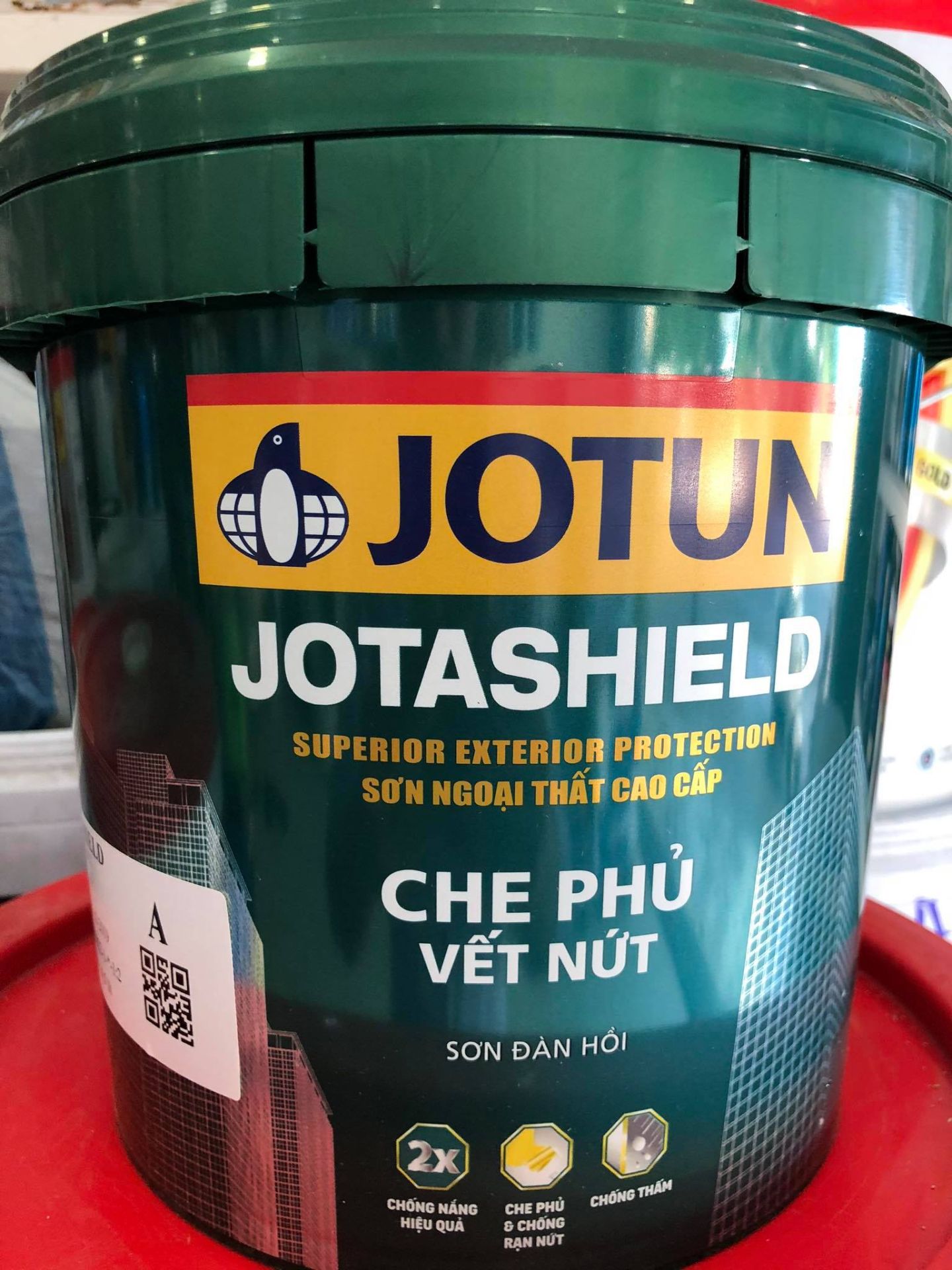 Sơn ngoại thất jotun jotashield che phủ vết nứt -